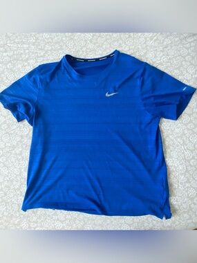 Nike Blue Performance Short Sleeve Shirt
